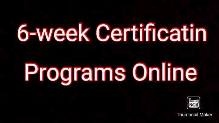 6-week-certification-programs-online
