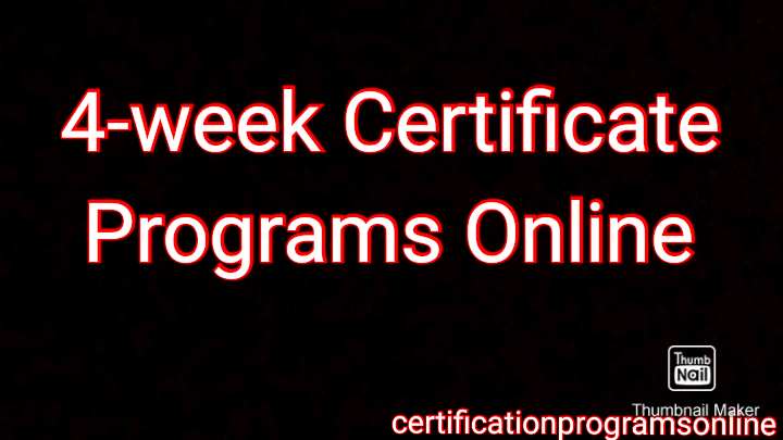 34 Best 4-6 Week Certificate Programs Online that Pay Well 2023