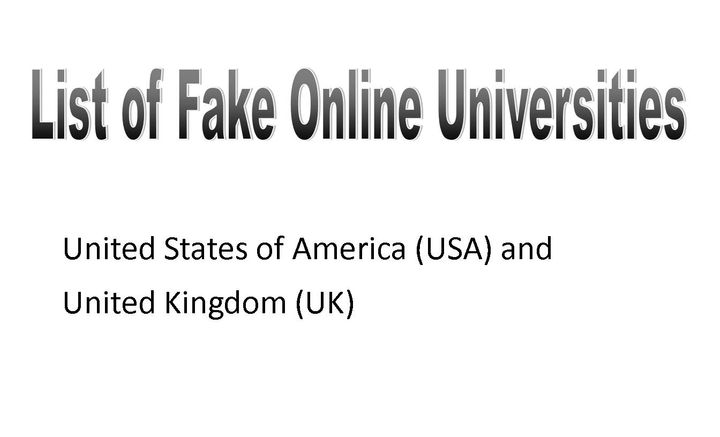 list-of-fake-online-universities