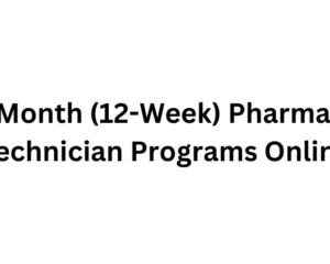 3-month-pharmacy-technician-programs-online