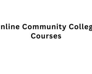 online-community-college-courses